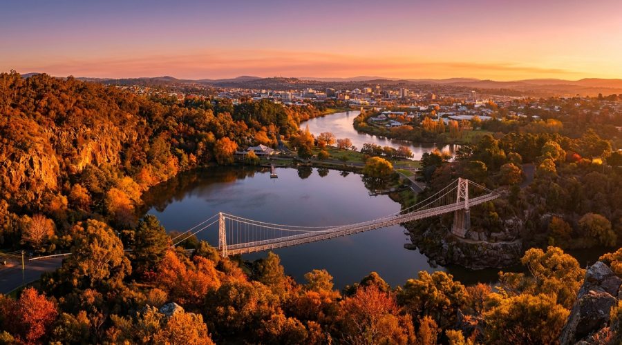 Scenic view of Launceston, TAS — one of Australia's top regional destinations